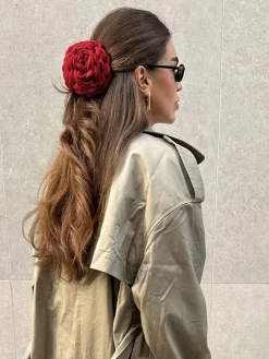 Online Large Rose Flower Hair Claw Hair Claws & Hats|Accessories