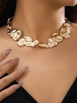Lava Shaped Necklace Necklaces|Accessories