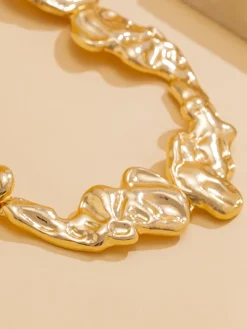 Lava Shaped Necklace Necklaces|Accessories