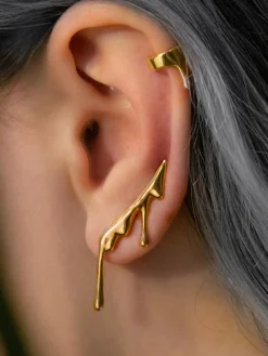 Hot Left en Lava Drop Ear Cuff Earrings|Accessories