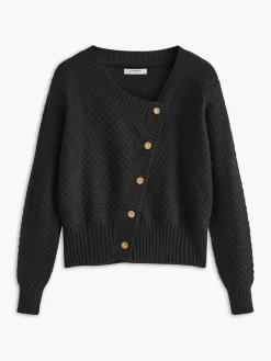 Hot Leisure Asymmetrical Button Cardigan Cardigans|Sweaters & Cardigans