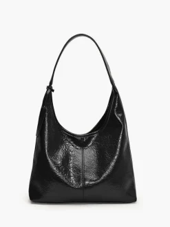 Online Leisure Button Clasp Hobo Bag Bags|Accessories