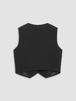Hot Leisure Button Up Vest Outerwear|Vests