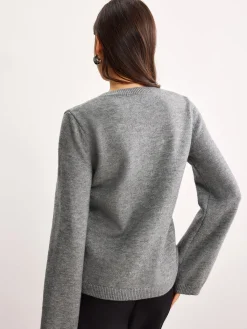New Leisure Chinese Knot Button Cardigan Cardigans|Sweaters & Cardigans