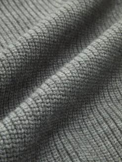 Leisure Contrast Collar Knit Top Sweater Tops|Sweaters & Cardigans