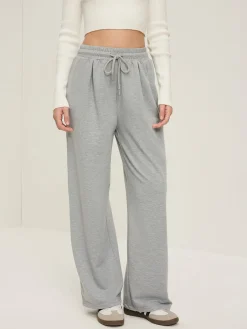 Clearance Leisure Drawstring Baggy Sweatpants Wide Leg|Pants