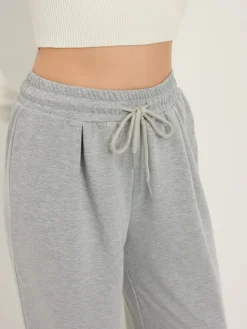 Clearance Leisure Drawstring Baggy Sweatpants Wide Leg|Pants