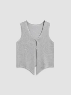 Best Leisure Hook-and-Eye Vest Sweater Vests|Sweaters & Cardigans