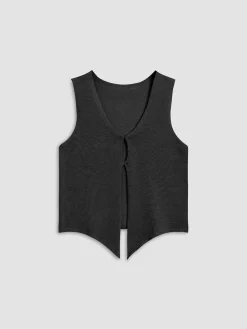 Best Leisure Hook-and-Eye Vest Sweater Vests|Sweaters & Cardigans