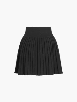 Online Leisure Long Sleeve Two Piece Skirt Set Skirt Sets|Long Sleeve Sets