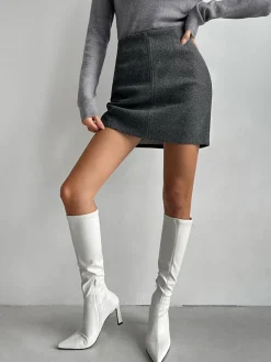 Sale Leisure Piping A-Line Skirt Skirts