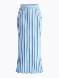 Clearance Leisure Pleated Knit Skirt Skirts|Knitwear