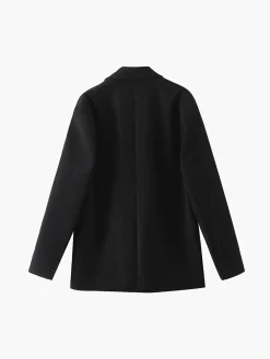 Outlet Leisure Relaxed Single Breasted Blazer Outerwear|Blazers
