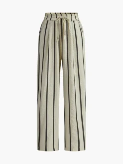 Outlet Leisure Striped Long Pants Pants|Bottoms