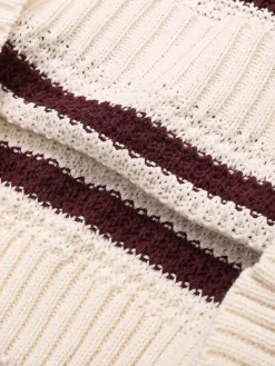 Online Leisure Striped Sweater Vest Sweater Vests|Sweaters & Cardigans