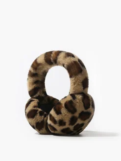 Hot Leopard Fuzzy Earmuffs Hair Claws & Hats|Accessories