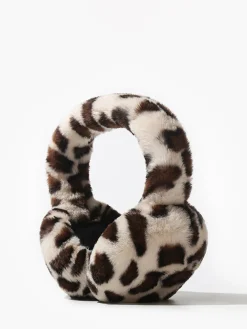 Hot Leopard Fuzzy Earmuffs Hair Claws & Hats|Accessories
