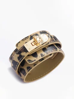 Sale Leopard Print Leather Bracelet Rings & Bracelets|Accessories