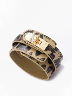 Sale Leopard Print Leather Bracelet Rings & Bracelets|Accessories