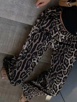 Best Leopard Print Wide Leg Pants Wide Leg|Pants