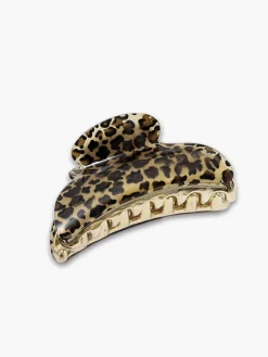 Discount Leopard Printed Hair Claw Hair Claws & Hats|Accessories