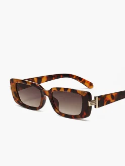 Hot Leopard Printed Square Sunglasses Sunglasses|Accessories