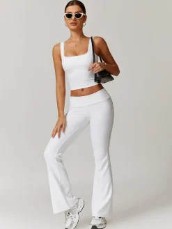 Online Lettuce Trim Jersey Bodycon Active Top Activewear|Matching Sets