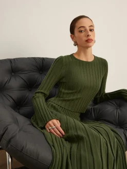 New Lettuce Trim Ribbed Crop Sweater Sweater Tops|Sweaters & Cardigans