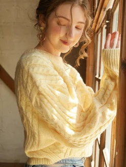 Hot Limoncello Oversized Sweater Sweater Tops|Sweaters & Cardigans