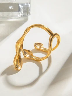 Liquid Lava Adjustable Open Ring Rings & Bracelets|Accessories