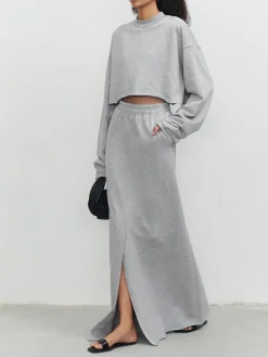 Online Live It Up Maxi Skirt Long Sleeve Sets|Skirts