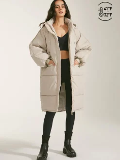 Hot Long Hooded Puffer Parka Coat Outerwear|Coats