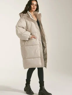 Hot Long Hooded Puffer Parka Coat Outerwear|Coats