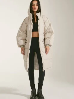 Hot Long Hooded Puffer Parka Coat Outerwear|Coats
