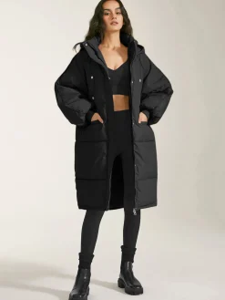 Hot Long Hooded Puffer Parka Coat Outerwear|Coats