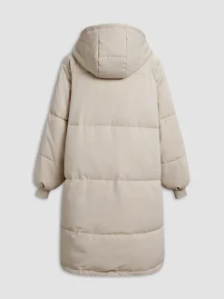 Hot Long Hooded Puffer Parka Coat Outerwear|Coats