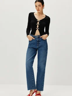 Online Long Sleeve Button Sweater Sweater Tops|Sweaters & Cardigans