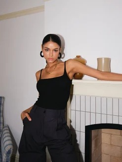 Online Low Cut Cami Tank Top Tank Tops & Camis|Tops