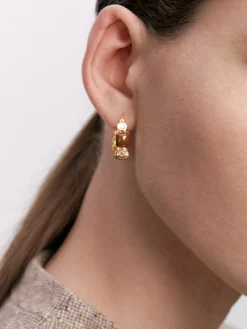 Best Luxury Rhinestone Hoop Earrings Earrings|Accessories