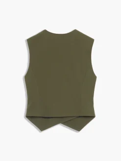 New Made For You Asymmetric Buttoned Vest Vests|Tank Tops & Camis