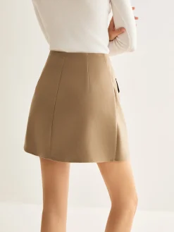 Best Magnet Closure Pleated Mini Skirt Skirts|Bottoms