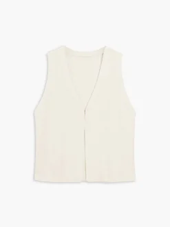 Hot Main Character Rib Sweater Vest Sweater Vests|Sweaters & Cardigans