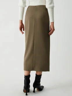 Discount Maple Wrap Slit Midi Skirt Skirts|Bottoms