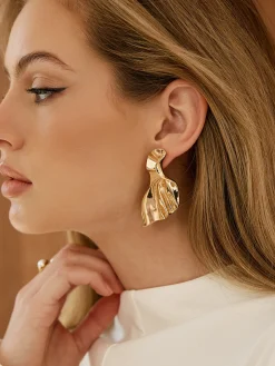 Outlet Mermaid Tail Ruched Earrings Earrings|Accessories