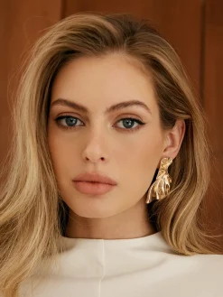 Outlet Mermaid Tail Ruched Earrings Earrings|Accessories