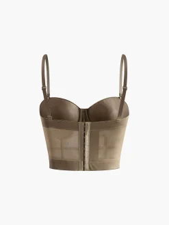 Best Mesh Corset With Metal Chain Corset Tops|Tops