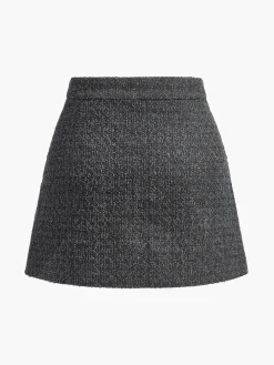 Discount Metal Bow Denim Mini Skirt Skirts|Denim