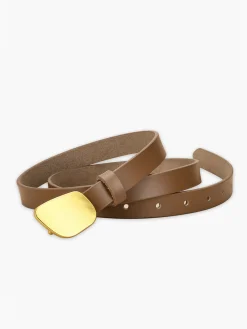 Outlet Metal Buckle Leather Belt Belts & Chain|Accessories