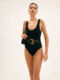Metal Buckle Wide Belt Belts & Chain|Accessories