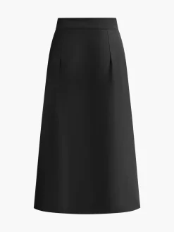 Sale Metal Button Midi Skirt Skirts|Bottoms